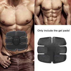 12pcs Pads Gel para Ems Abdominal ABS Treinador Massager Perda de Peso Estimulador Muscle Muscle Existiser Substituição Gel Adesivos