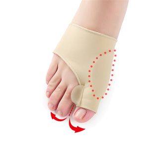 1 Pair Gel Hallux Valgus Correction Sleeve Feet Care Big Toe Bone Silicone Foot Thumb Orthopedic Brace Relieve Foot Thumb Pain