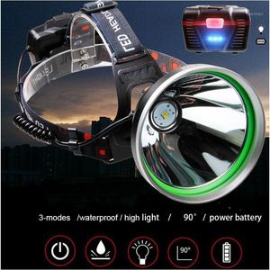 Bright P50 LED Headlamp Frontal 18650 Głowica Głowy Pochodnie Reflektor Lampa Wędkarska USB Lampa Reflektor Lampa Pochodnia Light1