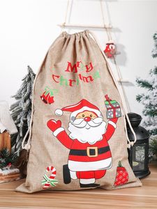 SANTA SACKS с новым годом новогодние рождественские украшения Большой подарочный мешок для детей подарок хранение 23.2 