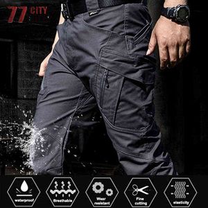 77City Killer Tactical Pants Men IX9 Military Combat Trousers Casual Work Mens Joggers Army SWAT Multi-pocket Pants Size S-5XL H1223