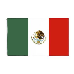 fabbrica diretta all'ingrosso pronta per la spedizione 3x5 Fts 90x150 cm mx mex Mexicanos bandiera messicana del Messico SN4740