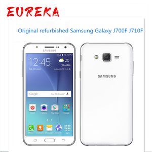 Отремонтированный оригинал разблокирован Samsung Galaxy J700F 1.5GB RAM 16GB ROM LTE 4G 13MP Dual SIM-телефон
