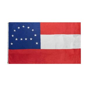 Robert E Lee Hauptquartier, hochwertige, robuste, farbbeständige 100D-Flagge aus gewebtem Poly-Nylon, Dekoration für den Außenbereich, Banner, Geschenke