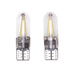 NUOVA 1x Universal Automobile Universale LED Lampada del segnale T10 W5W Socket Pannocchia Filamento Chip Auto Bulbs Moto Lampada da corsa Moto 194 Bianco Blu 12V diodi