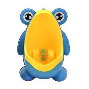 Baby Boy Wall-montiertes Haken Töpfchen Toilettentraining Ständer Vertikaler Trainer Kindergarten Frosch Urinal 201117
