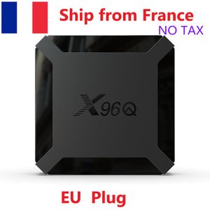 Francja ma zapasy x96q tv, pudełko android 10 10.0 allwinner h313 czterordzeniowy 1 gb 8 gb 2 gb 16 gb odtwarzacz multimedialny dekoder