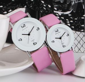 Men Women Lover Watches Couple Leisure Watch Luxury Ladies Man Quartz Wristwatch Colorful Shiny Leather Strap Wristwatches Christmas Gift