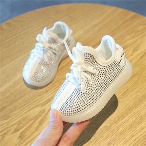 Çocuk Nefes Sneakers Erkek Kız Mesh Spor Ayakkabı Bebek Çocuk Elastik Koşu Ayakkabı Gençlik Açık Koşu Ayakkabı