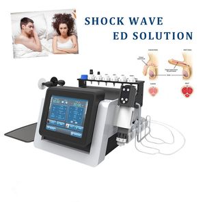 Populär fysioterapi Tecar Full Body Massager Ems Muscle Stimulator Cellulite Reduktion Shock Wave Equipment Ed Behandling Elektromagnetisk Shockwave Machine