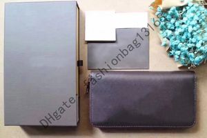 016 2021 Wysokiej jakości męskie portfele wzorów Pures High-end Luksusowy projektant portfela z ręką pudełkową Qwerru