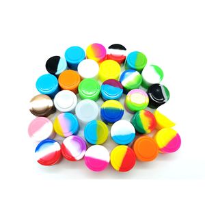 2ml Mini Round Non-stick Silicone Container For Wax Bho Oil Butane Vaporizer Silicone Jars Dab Wax Container Wax Jars