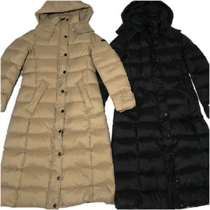 Mens Down Parkas Womens Black Puffer Jacket Down Toam Winter Parka Long Coats Breaker Outdoor Толстый качественный ветропроличный ветропроницаемый талия Внешняя одежда подходит для Extre