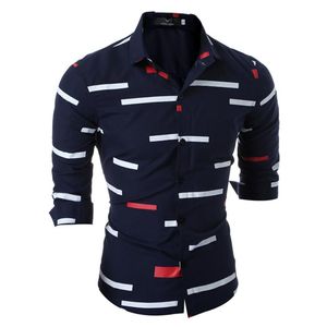 Mäns Casual Shirts EuropeAmanerica Style Amerikanska Ung man Toppar Mode Boys Slim Fit M-3XL Kläder Partihandel Pris