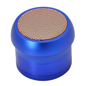 Toppuff 63mm 4 Piece Mushroom Style Aircraft Aluminium Herb Grinder Metal Tobacco Grinders Manual Cigarette Crusher