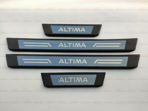 Nissan Altima Aksesuarları toptan satış-Nissan Altima Araba Aksesuarları için Kapı Eşiği Kapak İrlamlı Plaka Koruyucu Sticker