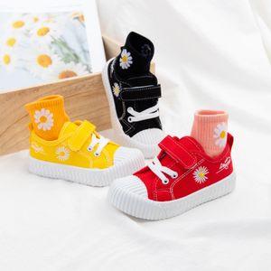 Rahat Çocuklar Çocuk Nefes Tuval Sneakers Ayakkabı Erkek Ve Kız Moda Rahat Ayakkabılar Tuval Kız Sneakers Bebek Ayakkabıları LJ200907