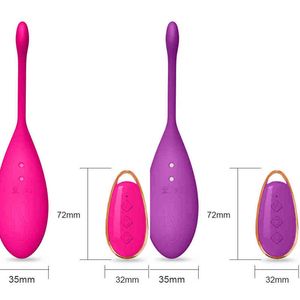 NXY Секс Вибраторы Вибраторы Whate Wireless Remote Vibrator G Spot Massager Вагинальный мяч Анальный вилки Вибрационные Любовь Яйцо Дилто-игрушки Магазин для взрослых Пары 1227