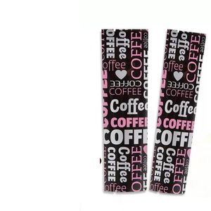 Leotrusting 500pcs / lote folha de alumínio 15-25g saco de pó de café aberto top top oxidação à prova de vedação de calor pó pequeno