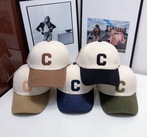 Berretto da baseball di design di lusso da uomo e da donna berretto da baseball di tendenza invernale moda fascino versatile cappello da boutique a lettera semplice, più colori buoni