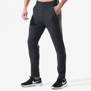 Moda masculina correndo fiesss esportes calças casuais trabalho ginásio cidade calça masculina magro em linha reta leggings calças de cor sólida