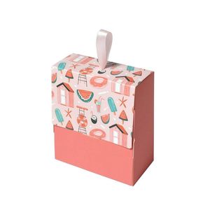 Faltende kreative Geschenktüten Lippenstift Verpackung Box Geburtstag Brautjungfer Braut Hand Geschenkbox Ins Weihnachten Neujahr Geschenkbox Blumenspielzeug