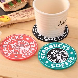 Silicone Coasters Cup Mats Thermo Cushion Holder Starbucks Sea-maid Coffee Mat Table Decoration Drink Coasters Handmade Coasters for Bar
