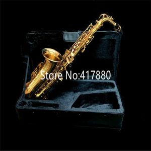 2020 Nova Eb Alto Saxophone Latão logotipo material personalizado Professional Instrumento Musical Com Caso Bocal frete grátis