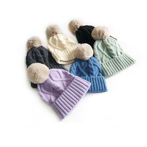 M304 novo outono inverno doce mulheres de malha chapéu macio gorros quentes de lã tampas de lã chapéu de malha