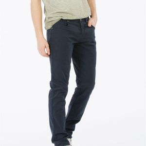 콜린 남성 44 Karl Slim Fit Navy High Rise Straight Lebpantsmen의 바지 남성용 바지 바지 남성용 바지, CL1015706 201125