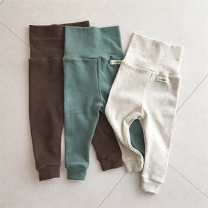 MILANCEL Babykleidung, hohe Taille, Baby-Leggings, solide Leggings für Mädchen und Jungen, Kleidung LJ201012