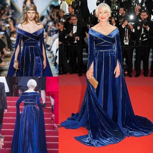 Elie Saab Velvet Mother Of The Bride Dresses Off The Shoulder Neck Long Sleeves Wedding Guest Dress A Line Evening Gowns