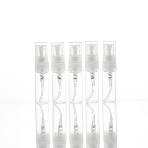 3ML Esvaziar Mini Perfume Vidro Vial Limpar spray bomba da amostra Pen Contaier pequeno Perfumes atomizador pulverizador Garrafas Containers