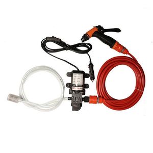 Lavadora de carros por atacado - 70W 130W 130PSI 6L / min de alta pressão Bomba de lavagem elétrica DC 12V Clean Set1