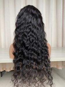 Ludzkie peruki włosy koronkowe przednie brazylijskie malezyjskie Indian głębokie falu falu fryzjerskie Remy Virgin Hair koronkowe peruki dla czarnych kobiet