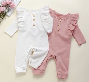 NYHET BABY ROMPERS Spring Autumn Baby Boy Clothes New Romper Cotton Newborn Baby Girls Kids Designer Cartoon Spädbarn Jumpsuits kläder