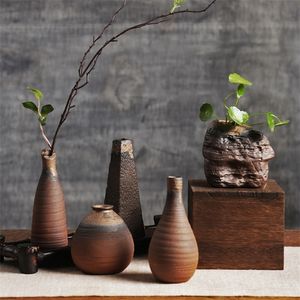 Classic Fashion Ceramic Vase Chinese Arts and Crafts Porcelain Flower Vase Creative Room Study Hallway Home Wedding Decoration LJ201208