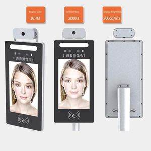 Face Recognition Access Control All-In-One Machine Door Lock Time Attendance Clock Camera with Temperature Measurement1