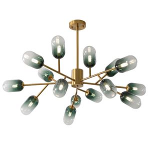 Скандинавская люстра, лампа для гостиной, творческая личность, столовая, спальня, люстра, постмодернистский минималистский молекулярный светильник G9