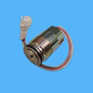 Main Pump Spare Parts K3V112 Solenoid Valve 2436R884F3 2436R884F1 Fit SK150 SK200 SK210 SK250 SK300 SK330 SK400 Mark IV Excavator