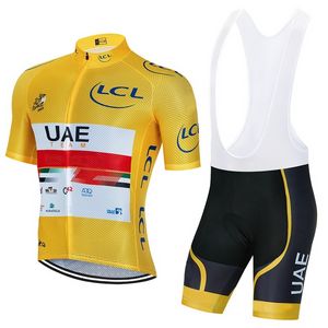 2022 Zespół rowerowy UAE Jersey 20D Shorts Sportswear Ropa Ciclismo Mężczyźni Lato Szybki Suchy Bicykling Odzież Maillot