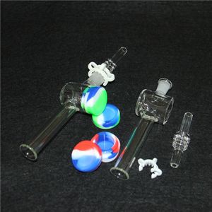 Rökning 10mm 14mm kvartsnektar Tips Drop Tester Straw Tube Tips för Mini Bong