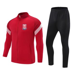 Stoke City FC Set sportivi per il tempo libero per bambini Cappotto invernale Attività all'aperto per adulti Abbigliamento da allenamento Tute sportive Camicie giacca