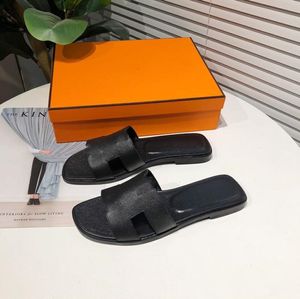 Classic Men Women Sandals Designe Shoes Slippers Snake Print Luxury Slide Summer Fashion Wide Flat Sandals Slipper With Box Dust Bag 34-41