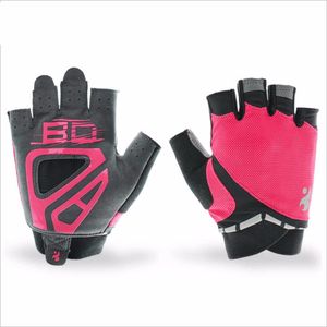 1 Paar Boodun Frauen Anti Skid Gewichtheben Handschuh Atmungsaktive CrossFit Gym Fitness Handschuhe Komfortable Half Fingure Radfahren handschuhe Q0108