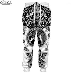 Calças masculinas HX 2021 Moda Hip Hop Hop Est Viking Tattoo 3D Imprimir Homens Mulheres Casual Unisex Calças De Outono Sweetpants Drop 1