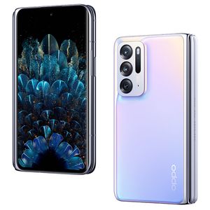 Original OPPO Encontrar N 5G Mobile Phone Dobrável 12GB RAM 512GB Rom Octa Core Snapdragon 888 Android 7.1 