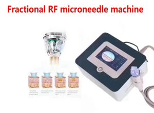 Design 4 tips Fraktionell RF Microneedle Machine Facial and Body Stretch Mark Acne Avlägsnande Hudvård föryngring DHL