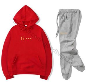 Nya designer Tracksuits Mens Hoodies Sweatsuit Luxury Track Suit Män Kvinnor Sweatshirts och Sweatpants Set Spring Autumn Fleece Hooded Pullover Two Piece Outfit