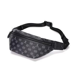 CY002 MÄNDER Midjeväska Läder Male Fanny Pack Belt Bag For Man Pouch Phone Hip Bum Belt Travel Packs Women Letter Wallet